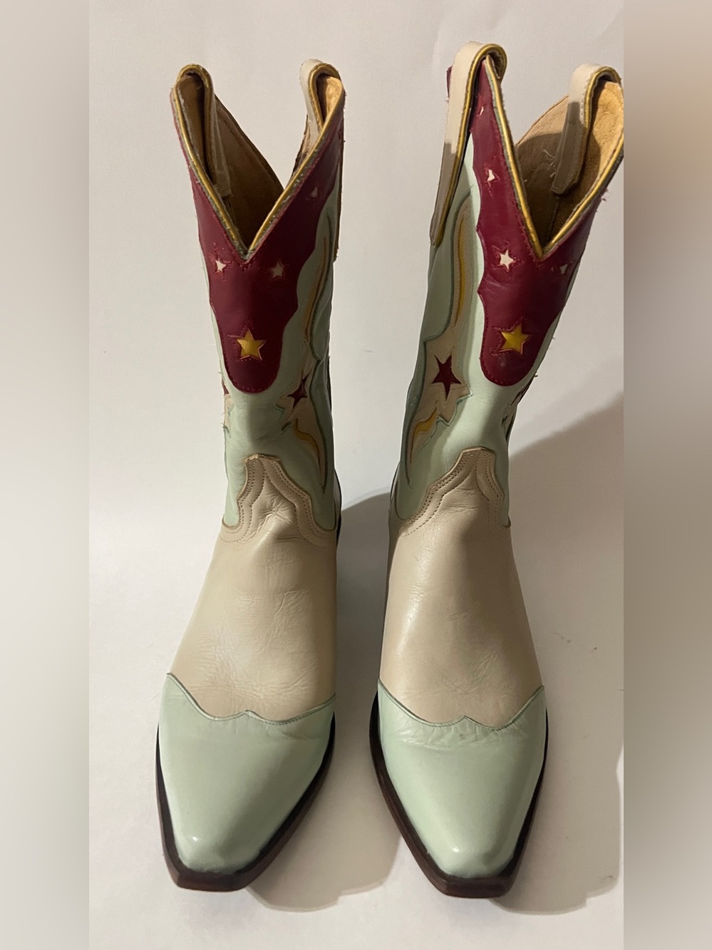 Idyllwind Calliope Mint & Cream Western Star Embroidered Women's Boots